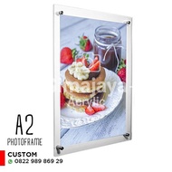 A2 2mm acrylic photo frame