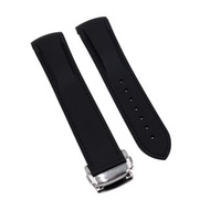 20mm, 22mm 彎頭FKM氟橡膠錶帶 合適 Omega Seamaster Diver 300 及 Seamaster Planet Ocean, 8個款式