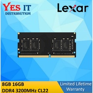 Lexar DDR4 3200MHz SODIMM Notebook Memory RAM (8GB / 16GB / 32GB)