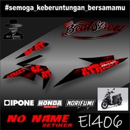 Beat Motorcycle sticker Striping (el406) 2016 2017 2018 2019 Fi / Fi New Esp Iss Honda Variation