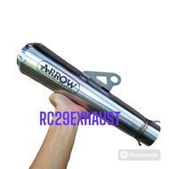 Silenciador de escape de craneas arrow pro race EXHAUST 51mm universal EXHAUST