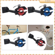 [Lslhj] Bike Repair Bench Practical Professional for Mountain Bikes Repair Rack Convenient Lever Wall Mounted