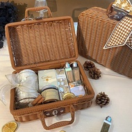 Handmade Rattan Storage Basket Handmade Woven Basket Rattan Storage Basket Rattan Bin Hanging Rattan