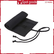 WIN Black Color School Pencil for Case Roller 12 24 36 48 72 Holes Canvas Roll Up Ma