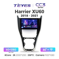 TEYES CC3 Series Toyota Harrier XU60 2018-2021 Android Car Player 10"