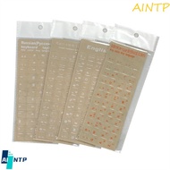 AINTP Keyboard Letter Sticker Korean Laptop Accessories English Hebrew Notebook Transparent Language