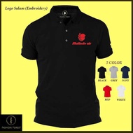 Microfiber Quick dry Jersi Jersey Polo T Shirt Logo Sulam Embroidery Malindo Air Dry Fit