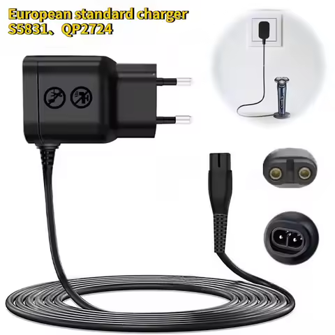 4.3V Charger Compatible for Philips Norelco OneBlade QP2520 QP2620 QP2515 QP2510 MG3730 MG3720 MG371