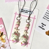 Original Hello Kitty Accessories Small Pendant Kitty Cat Ornament Women's Cartoon Cute Keychain ccd 
