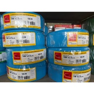 THW Wire 1x2.5 Sq.mm. 100m. Blue Thai Union