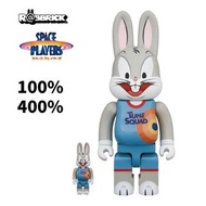 BE@RBRICK Bugs Bunny 100% &amp; 400% 怪物奇兵 邦尼兔 兔寶寶 現貨