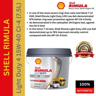 550050431 Rimula Light Duty 4 15W-40 CI-4 (7.5L)