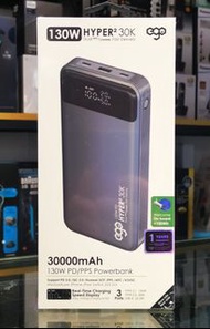 EGO HYPER² 30K 30000mAh 130W PD 行動電源(T152) (實體門市-香港行貨-1年保養)
