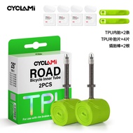 CYCLAMI Bicycle Ultra-Light Inner Tube Suitable for tpu Material Bicycle Glue-Free Repair Inner Tube
