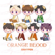 Totebag Enhypen Jay Jake Chibi Fanart Kpop Korea Lucu Kanvas Wanita TAs Serut Aesthetic