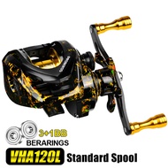 CISEA F64 รอกหยดน้ํา รอกตกปลา รอกหยดน้ำ รอกเบส รอก 7.2:1 gear rate 3+1BB bearing baitcast reel