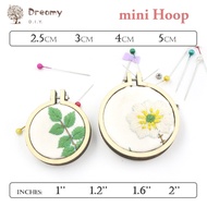 (M'SIA READY STOCK) Cute Wooden Mini Embroidery hoop cross stitch hoop Ring Gelung sulaman kecil