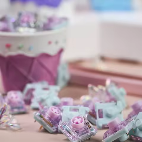 Kailh Saker Mini Switch Linear Low-Profile Mechanical Keyboard Accessories Ultra-Short Total Travel 