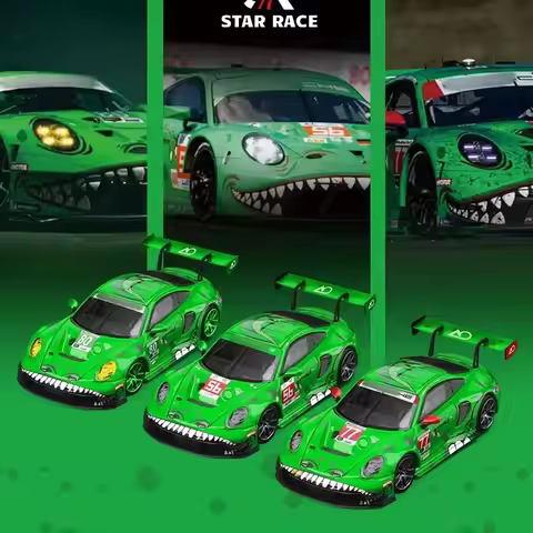TIMEMICRO&STAR RACE mini gt 1:64 911 GT3 Classic New Tyrannosaurus 56/77/80 IN package Set/IN STOCK