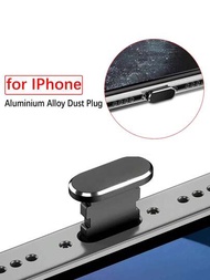 適用於 iPhone / AirPods 的防塵塞保護套裝，包括充電口防塵蓋和揚聲器格柵