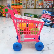Simulation supermarket cart for babies with 11 nutritious fruitPiece HT7660