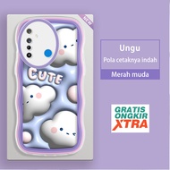 Casing hp Realme 5 5i 5s 6 6i 6S 7i C17 8 8i 9 11 pro plus 9i cute Cartoon Cloud Pattern 3D Soft Cas