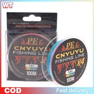 [WT] Braid Fishing Line 0.6-6.0# 100M 4 PE Wires Braided Line For Fishing Fly Kite Line Sea Saltwate