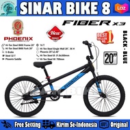 Sepeda Bmx Anak Laki-Laki 20 Inch Bmx Phoenix FIBER X3 Ban Kecil 2.40