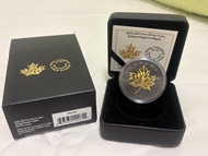 2025 加拿大 優雅楓葉 .9999鍍銠鍍金銀幣 1盎司