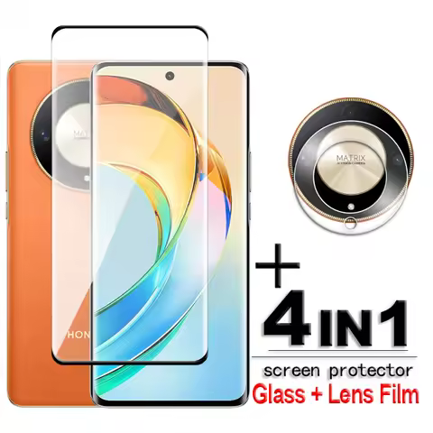 For Honor X9b Glass 3D Curved Full Cover HD Screen Protector For Honor X9b 5G Tempered Glass For Hon