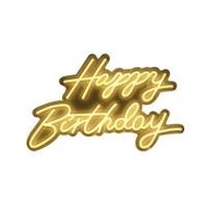 ป้ายไฟ LED CARINI HAPPY BIRTHDAY 10 วัตต์ WARM WHITE (1316117)