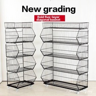Snack Rack Oblique Basket Supermarket Store Small Sales Department Convenience Store Toy Store Pharm