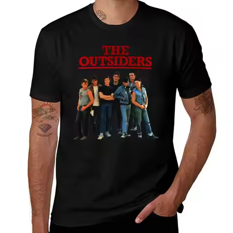 le meilleur film des outsiders T-Shirt funny t shirts cotton cotton t shirts man 100% T-Shirt