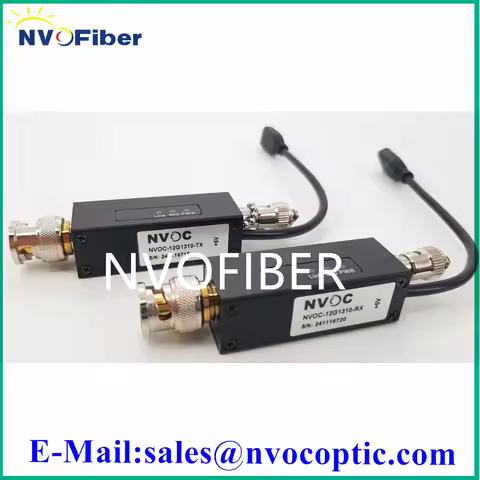 TV Station Studio 12G SDI 4K Video 3840*2160@60Hz BNC Male Coaxial Signal Over 10KM CWDM 1310nm ST F