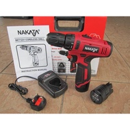 Nakata 12V Lithium ion 2-Speed Cordless Compact Drill Driver