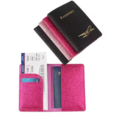 Fashion Passport Cover Passport Holder Organizer Protective Card Case ID Document Passport Wallet Cr