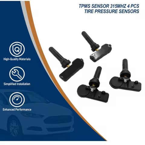 4PCS 315MHz TPMS Tire Pressure Monitoring Sensor 6F2Z1A189A For Ford Lincoln