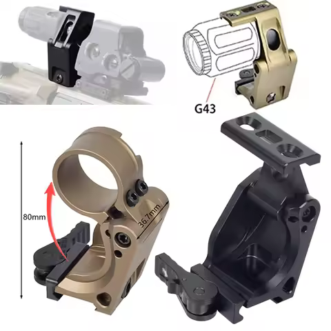 Tactical 558 Mount G33 G43 Magnifier 6X-Mag-1 Airsoft Rifle 558 Holographic Red Dot Scope FAST Unity