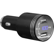 Pengesan Karbon Monoksida Kereta Pelbagai Fungsi, Pengecas Kereta Pantas, Penyesuai Quick Charge 3.0