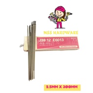 (30PCS) 12 2.5MM GOLDEN BRIDGE E6013 WELDING ROD 350MM WELDING ELECTRODES ROD