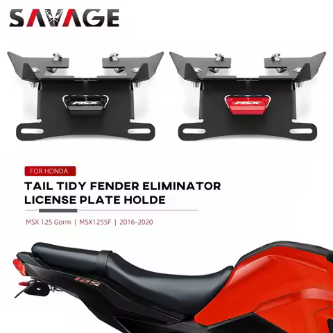 License Plate Holder For HONDA MSX 125 Grom/SF MSX125SF 2016-2020 18 19 Motorcycle Tail Tidy Fender 