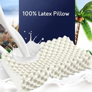 100% Thailand latex pillow Natural Latex Neck Memory Pillows adult children cervical spine massage p