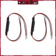 STA 2Pcs Motorcycle Indicator Cement Load Resistor Turn Signal Load Resistor Adapter