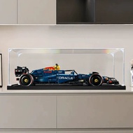 Transparent Acrylic Display Box For LEGO 42206 Oracle Red Bull RB20 F1 Racing Car Storage Case Dustp