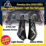 Vland Perodua Alza 2010-2021 Dynamic LED Light Bar Tail Lamp with Signal Running - Light Smoke/Albin