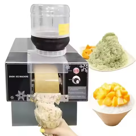 Commercial Bingsu Ice Snow Shaving Machine Flake Shaved Ice Machine Shave Ice Machines Shaver Snow