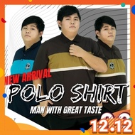 CY 5420 PLUS SIZE MAN CASUAL POLO COLAR SHIRT BIG SIZE / SHIRT COLAR SIZE BESAR 3XL 4XL 5XL 6XL 7XL