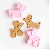 Cute Dog Cookie Mold DIY Bakery Tools and Accessories Cookie Stamp