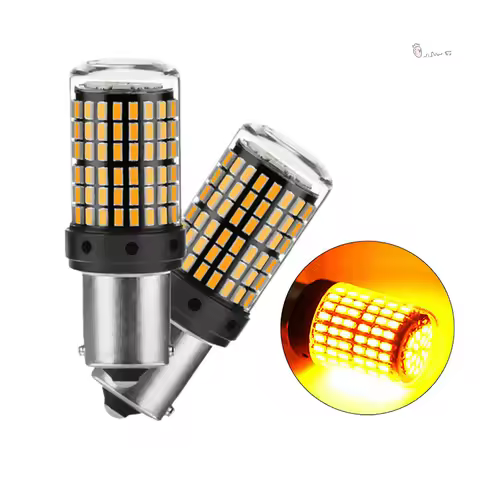 1 PCS 1156-BAU15S Turn Signal Light Led Bulb Yellow Blinker Super Bright Truck Light