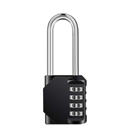 PETI3C Anti-Theft Waterproof Luggage Coded Lock 4 Digit Number Combination Lock Outdoor Long Shackle